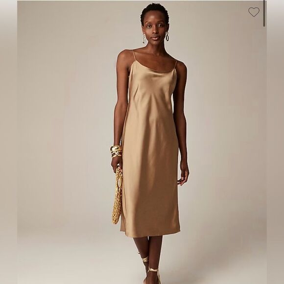 J.Crew Gwyneth slip dress in luster charmeuse - Picture 1 of 7